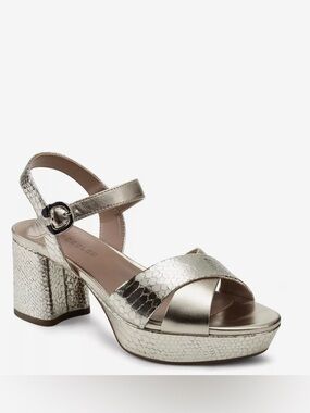 Areosoles Cosmos Metallic Gold Sandals